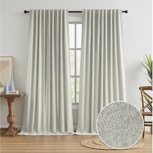 Classic Light Gray Blackout Curtain Panel - Neutral Curtain